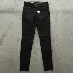AG Jeans Women's Size 27R Dark Gray Low-Rise Jegging Super Skinny Fit 32" Inseam
